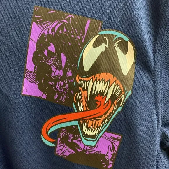 Marvel Venom Baseball Jersey Men’s Medium - Picture 2 of 9